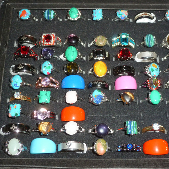 Rings - 4 for $20 - Random Pick- Gemstone Jewelry - Picture 7 of 8